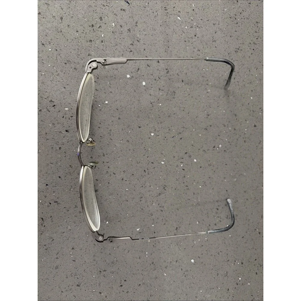Otego Optical ENSYNC-flex 140 Pewter Full Rim Eyeglasses Frames ONLY silver